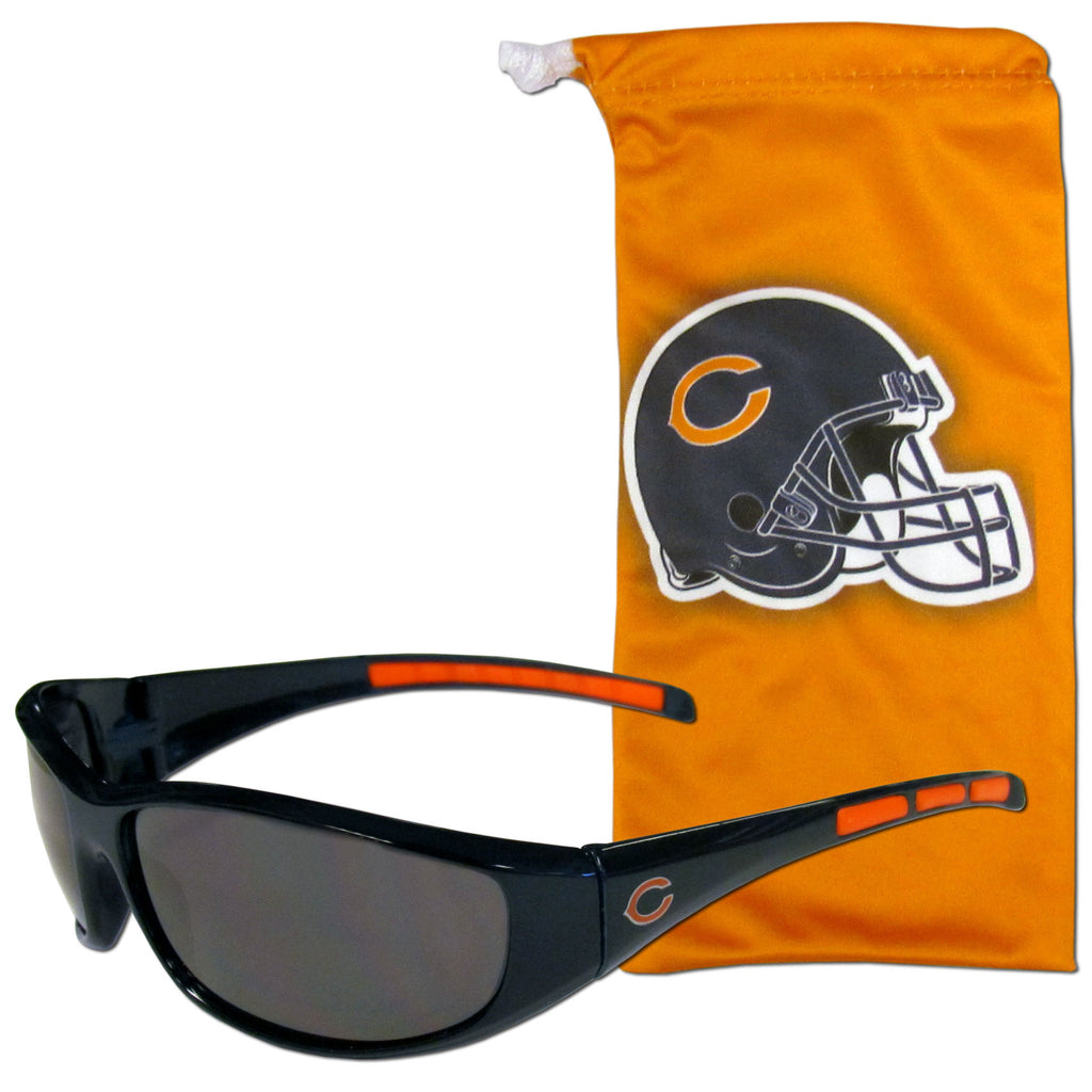 Chicago Bears Sunglass and Bag Set