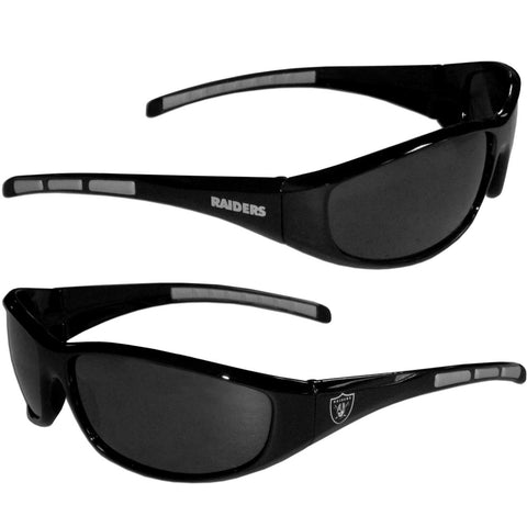 Oakland Raiders - Wrap Sunglasses