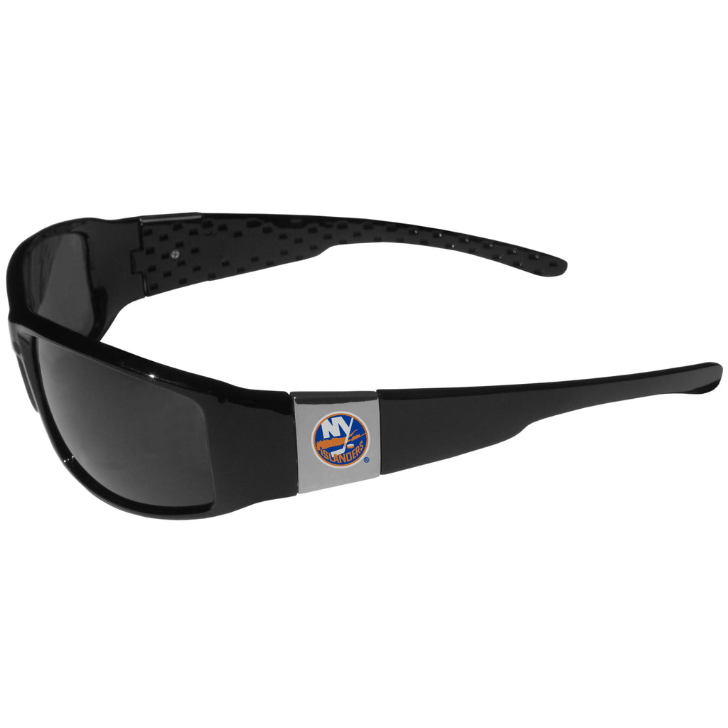 New York Islanders® Wrap Sunglasses - Chrome