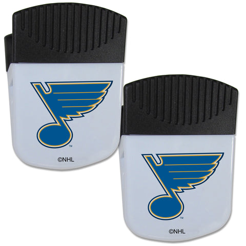 St. Louis Blues   Chip Clip Magnet with Bottle Opener 2 pack 