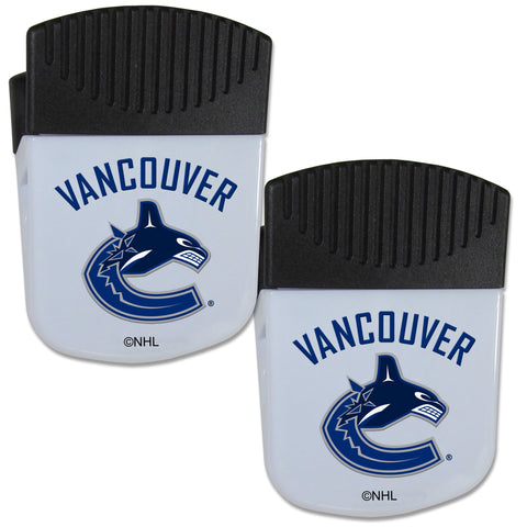 Vancouver Canucks   Chip Clip Magnet with Bottle Opener 2 pack 