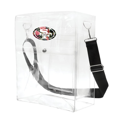 San Francisco 49ers Clear Ticket Satchel