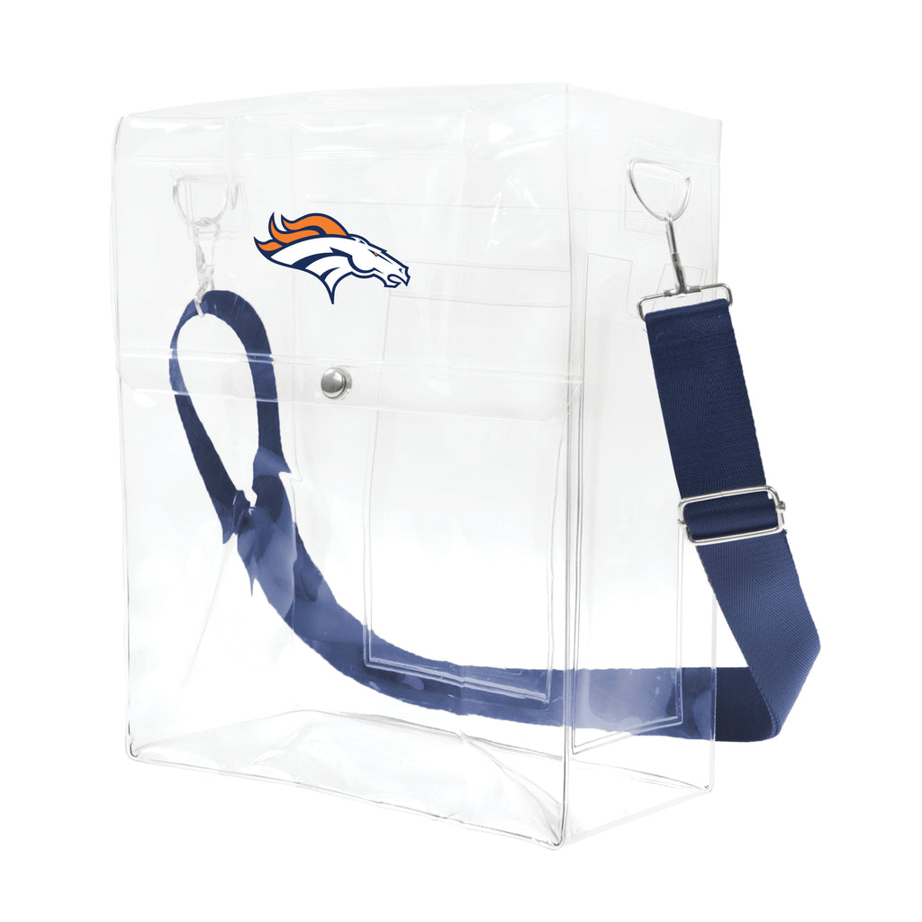 Denver Broncos Clear Ticket Satchel