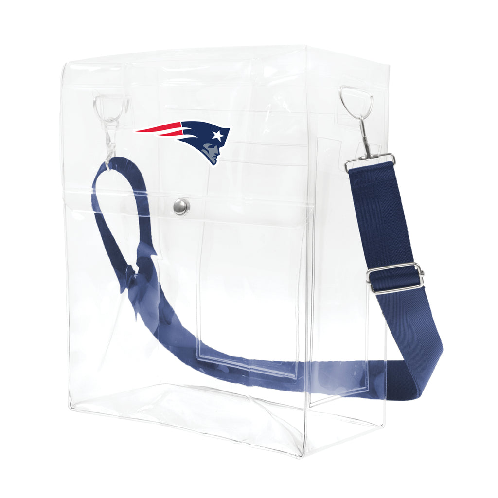New England Patriots Clear Ticket Satchel