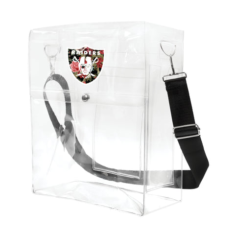 Oakland Raiders Clear Ticket Satchel