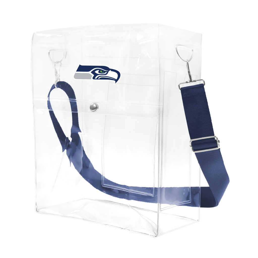 Seattle Seahawks Clear Ticket Satchel