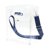 Seattle Seahawks Clear Ticket Satchel