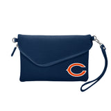 Chicago Bears Fold Over Crossbody Pebble