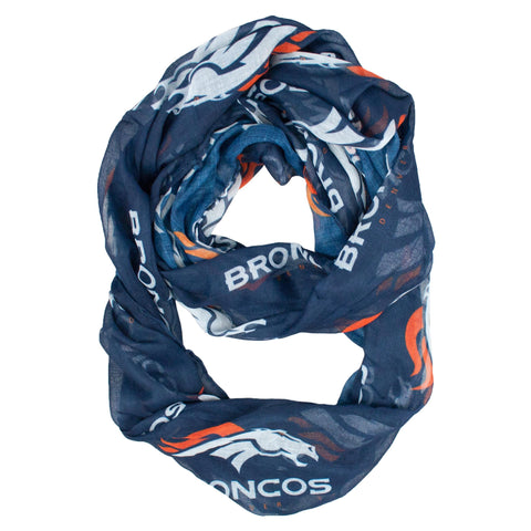 Denver Broncos Sheer Infinity Scarf