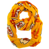 Kansas City Chiefs Sheer Infinity Scarf