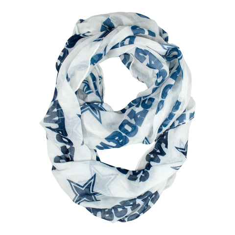 Dallas Cowboys Sheer Infinity Scarf