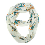 Miami Dolphins Sheer Infinity Scarf