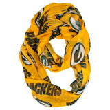 Green Bay Packers Sheer Infinity Scarf