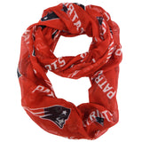 New England Patriots Sheer Infinity Scarf