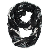 Raiders Sheer Infinity Scarf