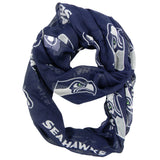 Seattle Seahawks Sheer Infinity Scarf