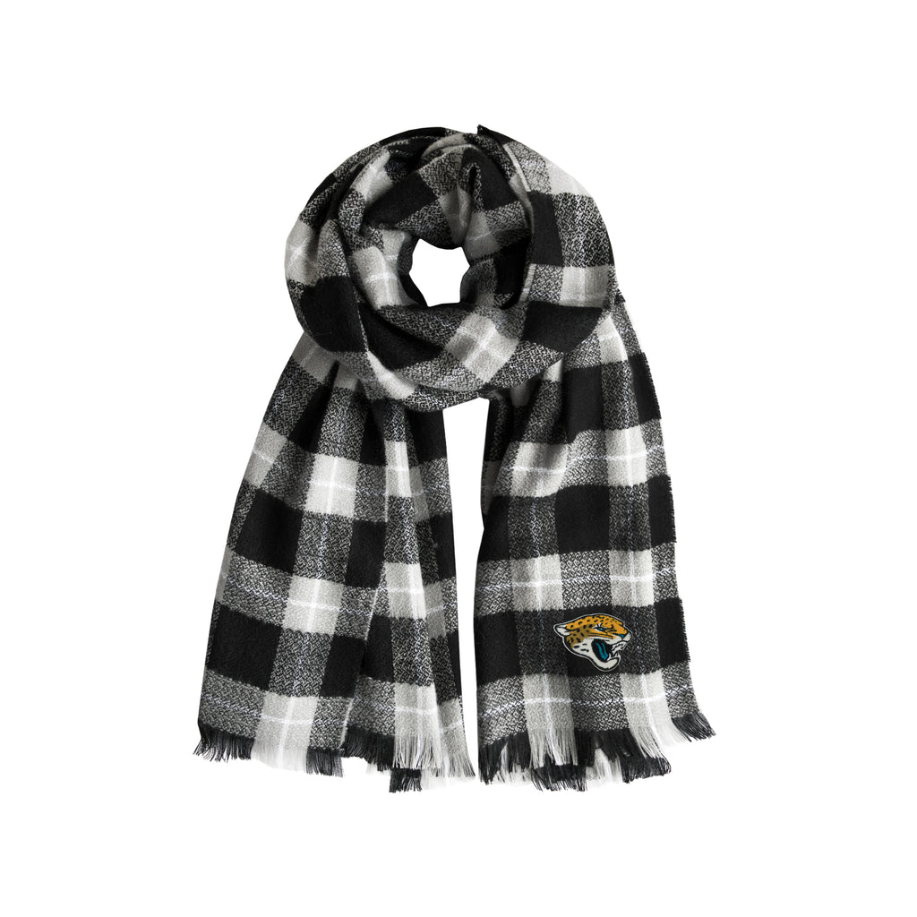 Jacksonville Jaguars Plaid Blanket -  Scarf