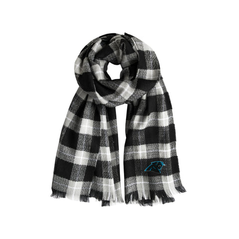 Carolina Panthers Plaid Blanket -  Scarf