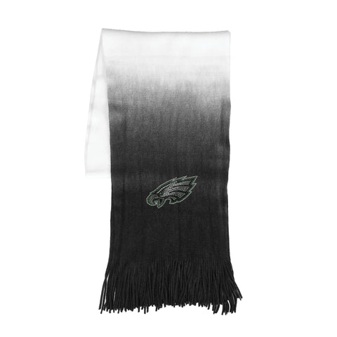 Philadelphia Eagles Dip Dye Scarf - Black