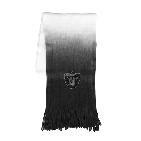 Oakland Raiders Dip Dye Scarf - Black