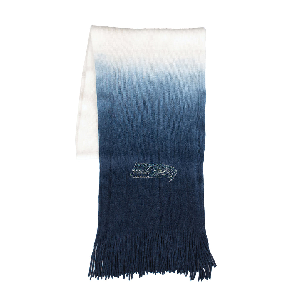 Seattle Seahawks Dip Dye Scarf - Navy