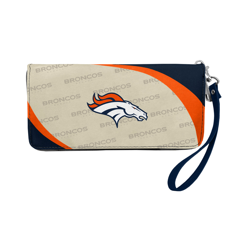 Denver Broncos Curve Zip Organizer Wallet