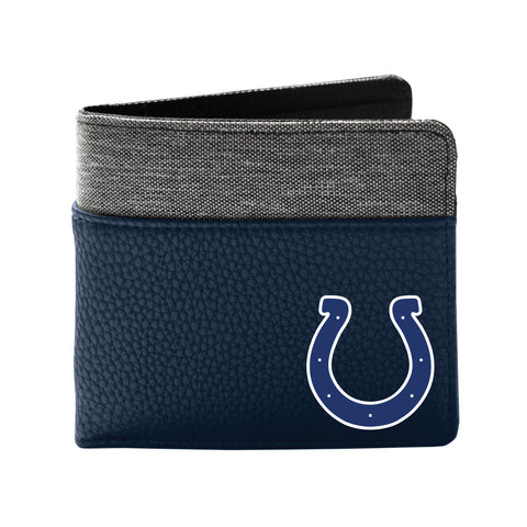 Indianapolis Colts Pebble Bifold Wallet - NAVY