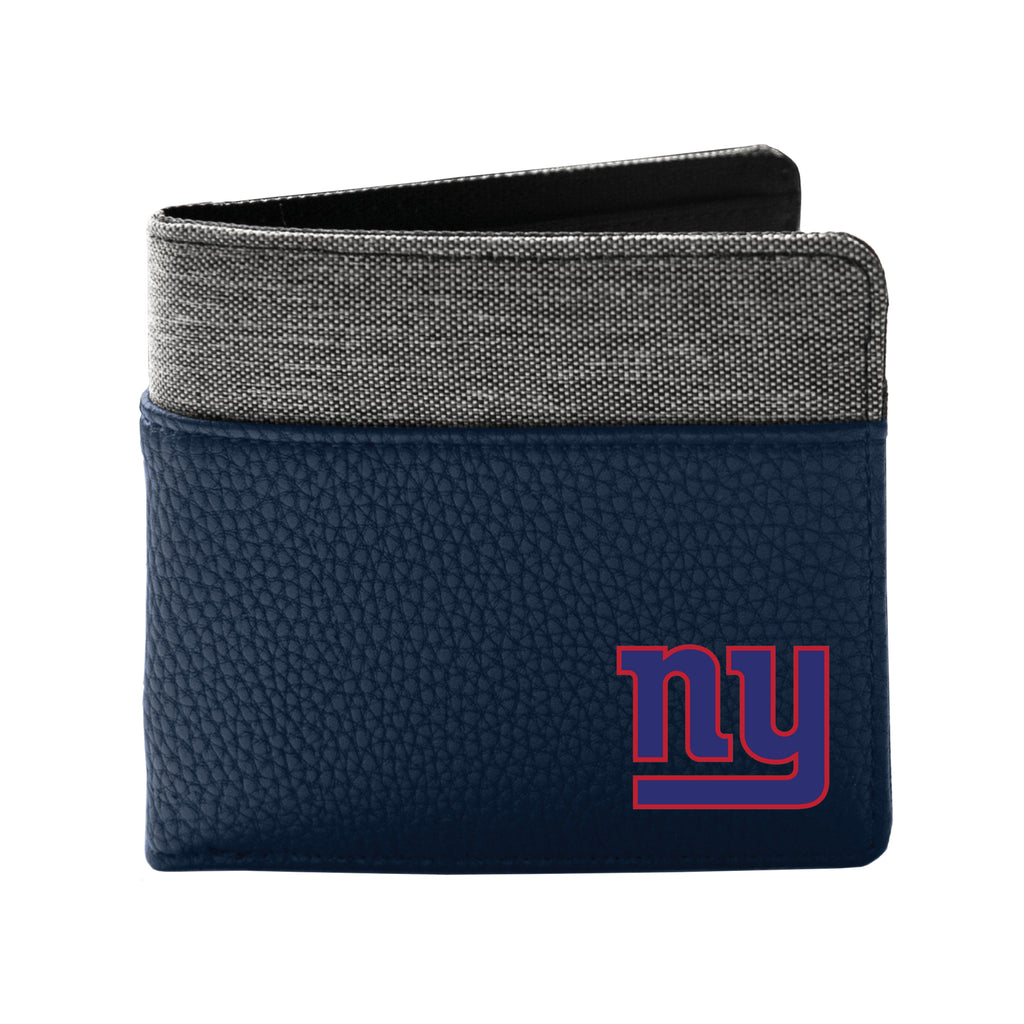 New York Giants Pebble Bifold Wallet - NAVY