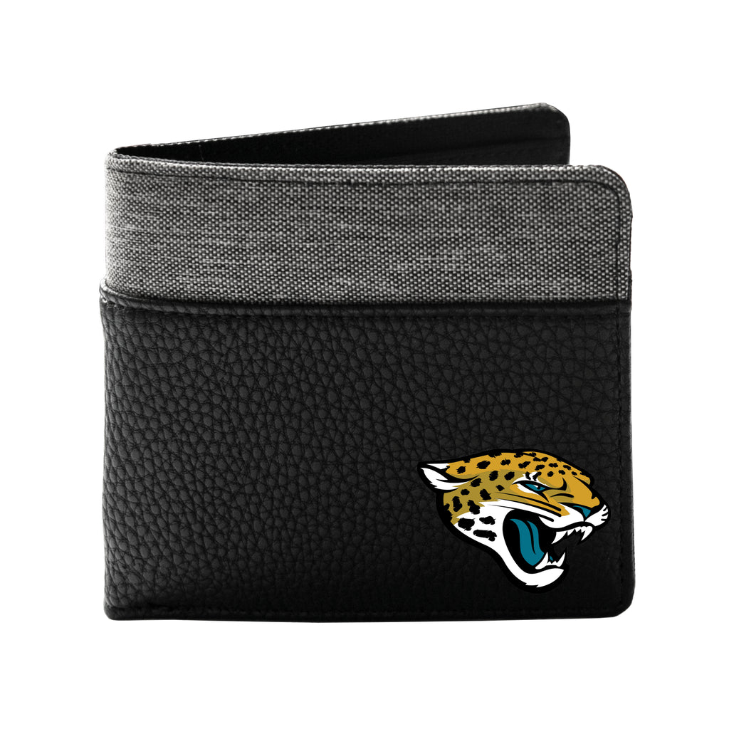 Jacksonville Jaguars Pebble Bifold Wallet - Black