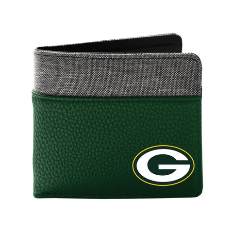 Green Bay Packers Pebble Bifold Wallet - GREN