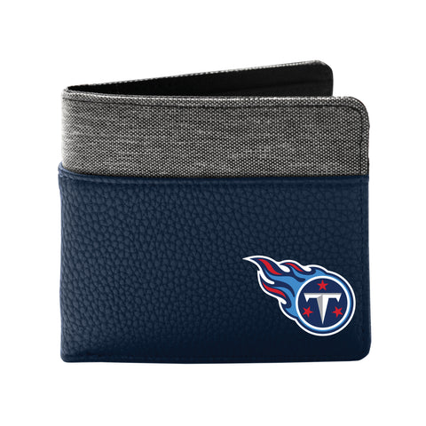 Tennessee Titans Pebble Bifold Wallet - NAVY