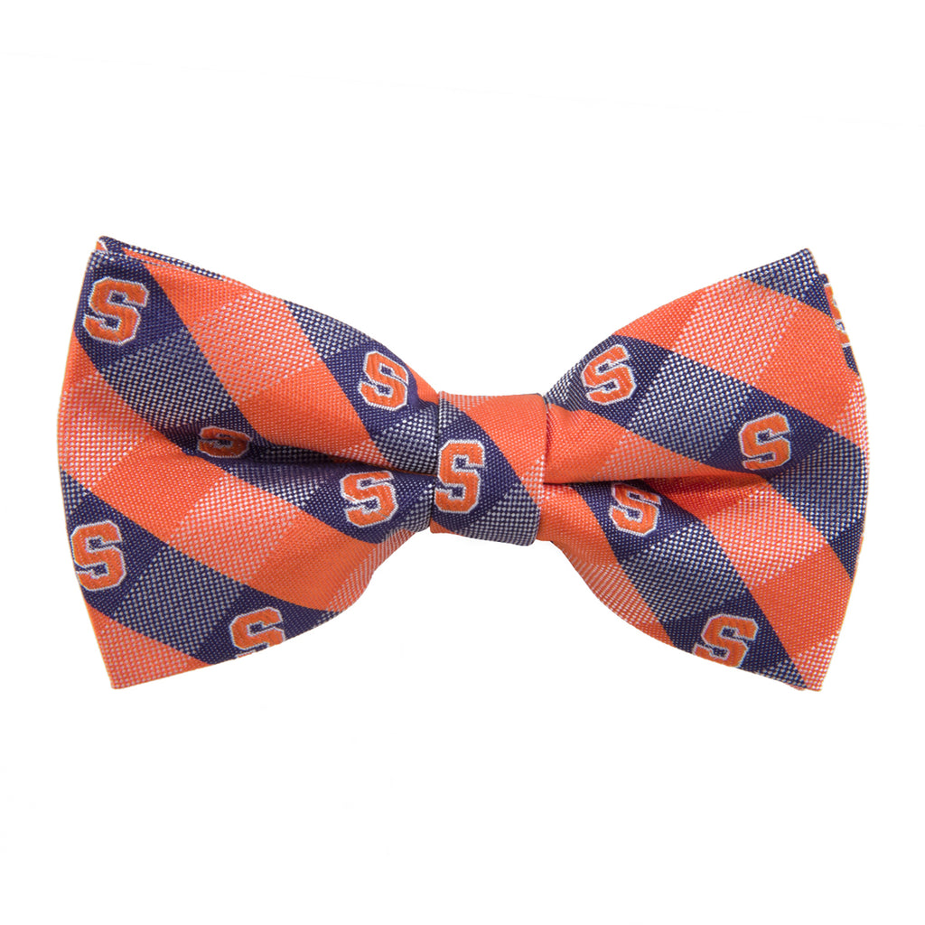  Syracuse Orangemen Check Style Bow Tie