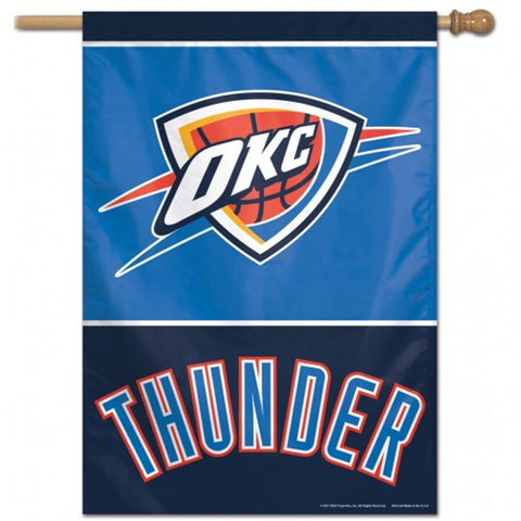 Oklahoma City Thunder Banner 28x40 Vertical Special Order