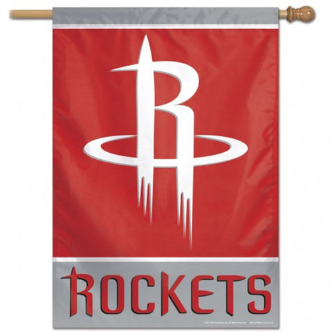 Houston Rockets Banner 28x40 Vertical Special Order