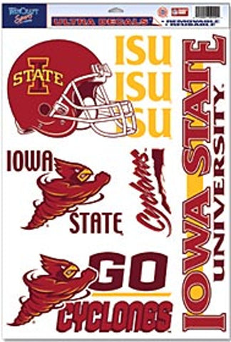 Iowa State Cyclones Decal 11x17 Ultra Special Order