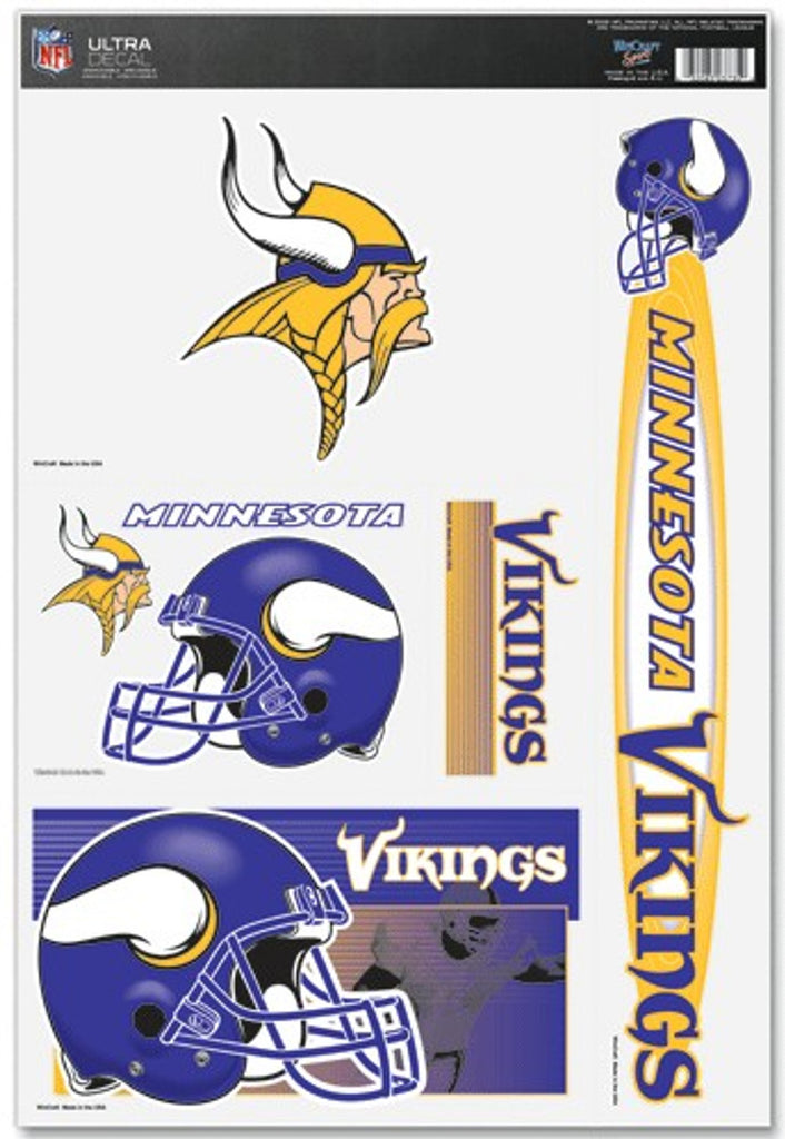 Minnesota Vikings Decal 11x17 Ultra