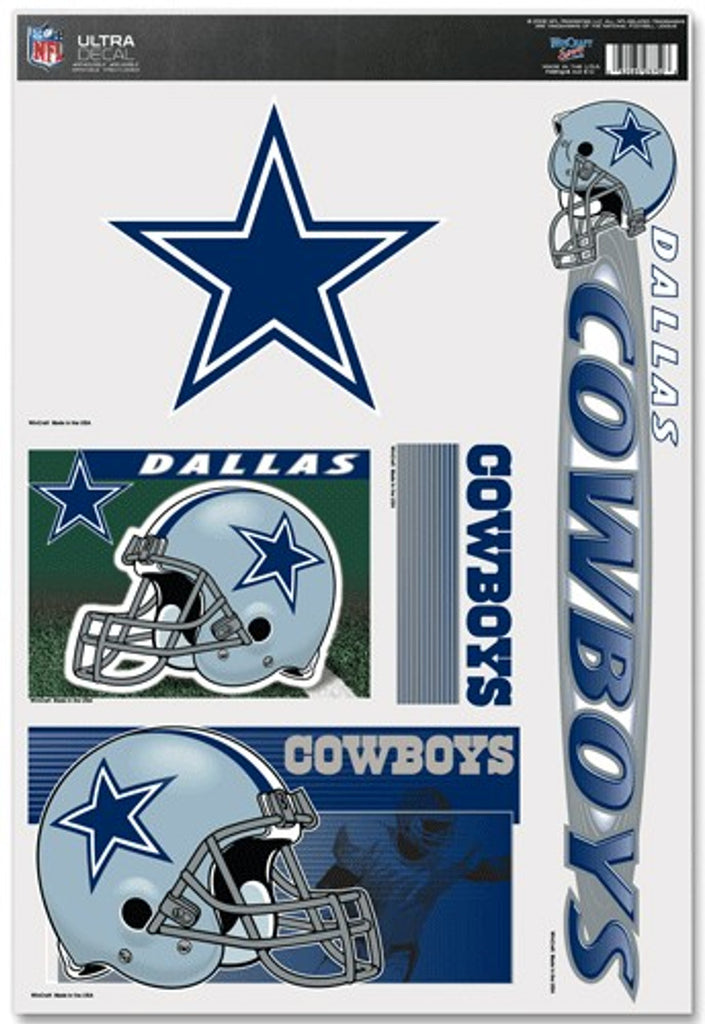 Dallas Cowboys Decal 11x17 Ultra