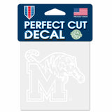 Memphis Tigers Decal 4x4 Perfect Cut