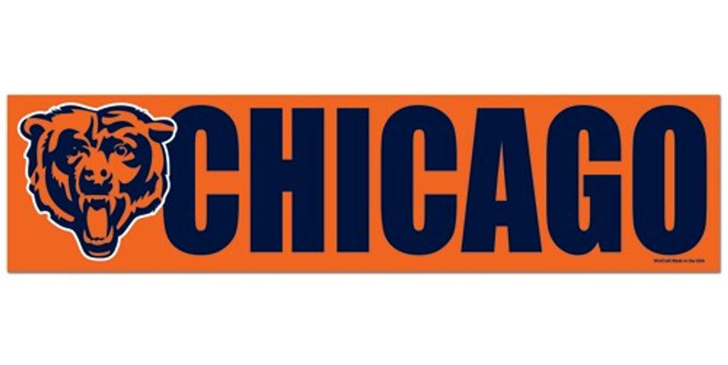 Chicago Bears Decal Bumper Sticker