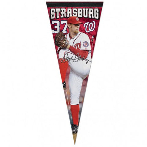 Washington Nationals Pennant 12x30 Premium Style Stephen Strasburg Special Order