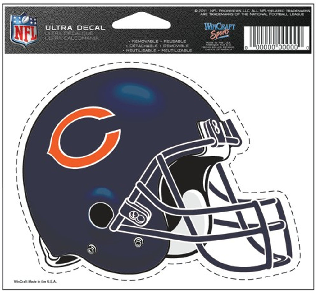 Chicago Bears Decal 5x6 Ultra Color