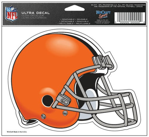 Cleveland Browns Decal 5x6 Ultra Color