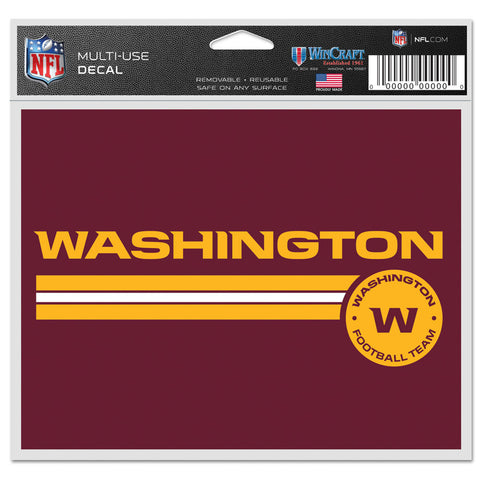 Washington Huskies Football Team Decal 5x6 Multi Use Color