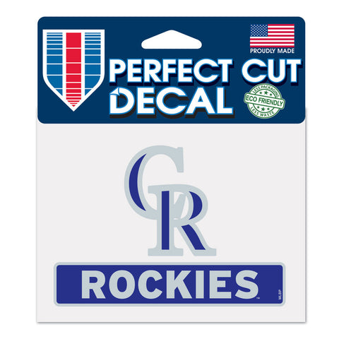 Colorado Rockies Decal 4.5x5.75 Perfect Cut Color Special Order