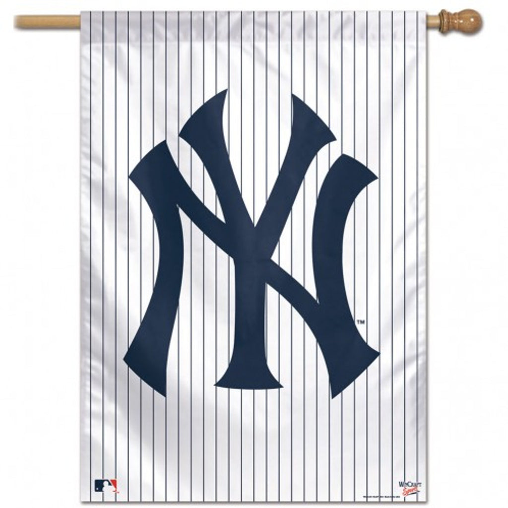 New York Yankees Banner 28x40 Vertical Pinstripes