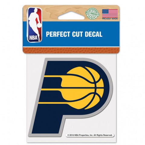 Indiana Pacers Decal 4x4 Perfect Cut Color Special Order