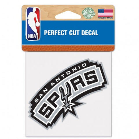 San Antonio Spurs Decal 4x4 Perfect Cut Color Special Order
