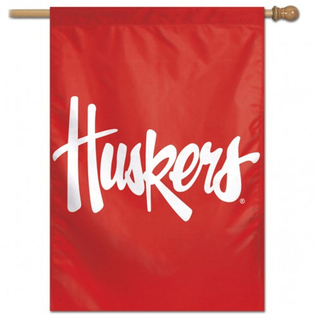 Nebraska Cornhuskers Banner 28x40 Vertical Logo Design
