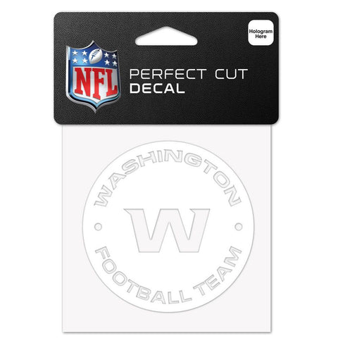 Washington Huskies Football Team Decal 4x4 Perfect Cut White