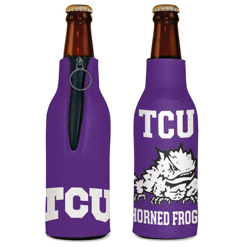 Texas Christian Horned Frogs Bottle Cooler